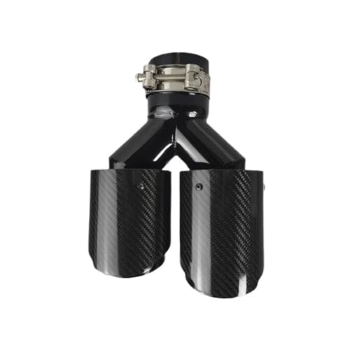Embout d'échappement voiture universel long double sortie de pot
