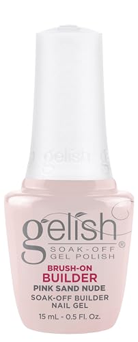 Gelish TPO-Free Soak-Off Brush-On Builder Pink Sand Nude 15 mL