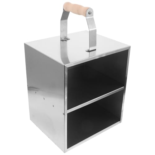 BESPORTBLE Caja De Carbón Para Barbacoa Cubo De Carbón Para Parrilla Herramienta Para Para Exteriores Cubo De