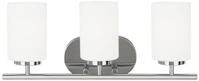 Generation Lighting 41161EN3-962 Oslo Two - Light Wall/Bath Vanity Style Fixture, Brushed Nickel, 100 Total Watts, 8.5 Inch Height, 12.5 Inch Wide, Steel Construction