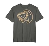 Pintura rupestre del joven Simba del rey león de Disney Camiseta