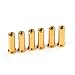 SHARROW 12pcs Archery Arrow Copper Insert Screw Copper Brass Arrow Inserts Arrowheads Connector for 6.2mm Arrow Shaft (38gr)