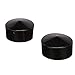 Seachoice Bearing Protector Covers for Boat Trailers, Black Plastic, Pack of 2