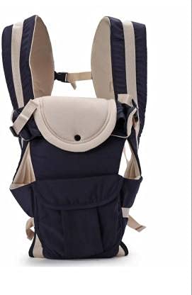 Chinmay Kids Strong Belt 4 in 1 Position Baby Carrier 0-18 Months Baby Carrier (Dark Blue, Front Carry Facing Out)-image-21