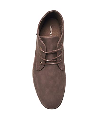 Lucky Brand Men's Jordan Chukka Boots Dress Oxford Lace-Up Boot In Brown Size 8.5 #TOP4