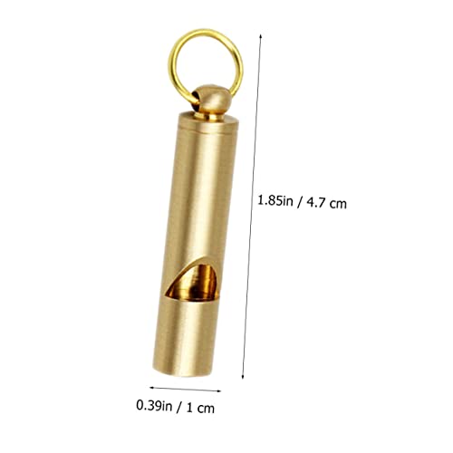 3 unidades pito vintage de cobre para deporte y emergencia miniatura 2
