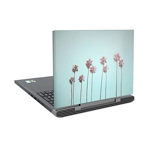 Autocollant peau vinyle Dell Inspiron 15 7000 P65F motif palmier pastels LebensArt