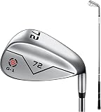 Cuña de Arena de Golf, cuña de Palo de Golf de 72 Grados, Material de Acero Inoxidable, para Hombres, cuña forjada de Golf para diestros