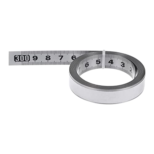 Cinta Métrica Autoadhesiva 300cm Acero Inoxidable miniatura 1