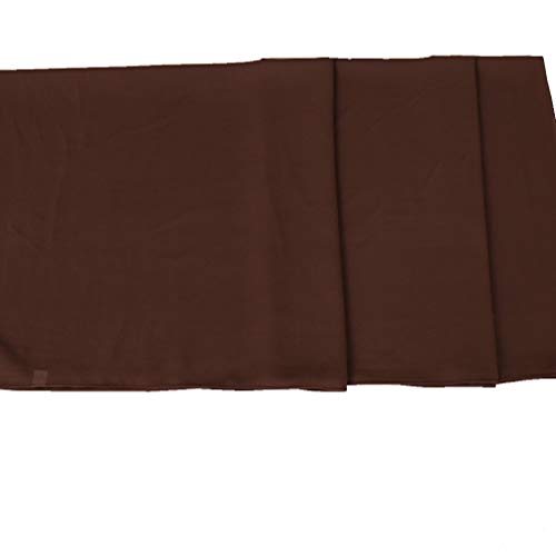 Image of LMVERNA Solid Color Bubble Chiffon Scarf for Women Fashion Soft Hijab Long Scarf Wrap Scarves