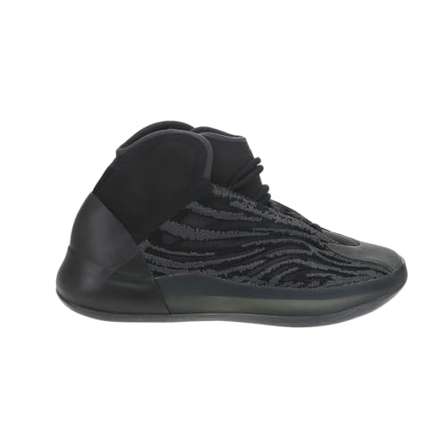Image of adidas Yeezy Quantum Lace-Up Sneakers- Knitted Elastic Collar, Mesh Upper with RPU Cage, Boost Cushioning - Yeezy Shoes