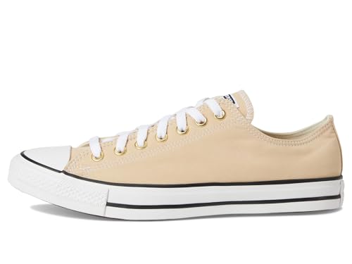 Image of Converse Unisex Chuck Taylor All Star Low Top Sneaker Coastal Dune /White /Gold Men 7.5 Women 9.5 M