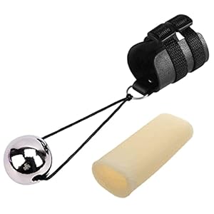 SNAILAGE Men’s Gravity Ball Loaded Device Male Weight Lifting Training System For Male Strength Enhancement with Silicone Protective Sleeve B, Black