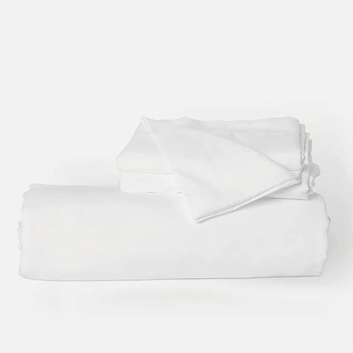 Vista 100 de PeachSkinSheets Sudores nocturnos: el original 1500TC suave Queen/Matrimonial, juego de funda nórdica marfil almendra Almendra Marfil