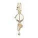 TIME100 Gold Watch for Women Ladies Fashion Dress Bracelet Quartz Wrist Watch Round Dial Brass Strap with Diamonds Waterproof Women Watch (Champagne Gold)