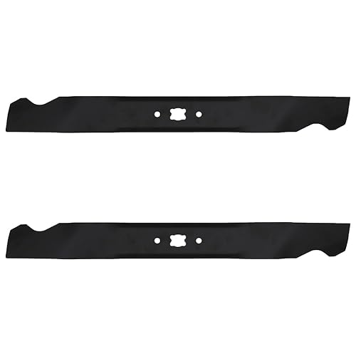 Miniatura 3 de (2) Cuchillas de mantillo para cortacésped de empuje se adaptan a la cubierta Troybilt de 21 pulgadas que reemplazan al 942-0741A