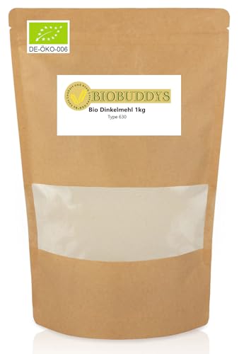Bio Dinkelmehl 630 – Fein gemahlen, 100% Bio-Qualität, Ideal zum Backen & Kochen
