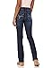 WallFlower Women's Ultra Slim Bootcut Mid-Rise Insta Soft Juniors Jeans, Castle, 9