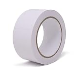 gws Putzband PVC glatt Abklebeband leicht abrollbar | Maler-Schutzband in Profi-Qualität | versch. Farben & Breiten | Länge: 33 m (1 Rollen - 50 mm breit - weiß glatt)…