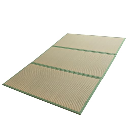 MAXYOYO Japanese Tatami Mat 100% Rush Grass Portable Folding Mat