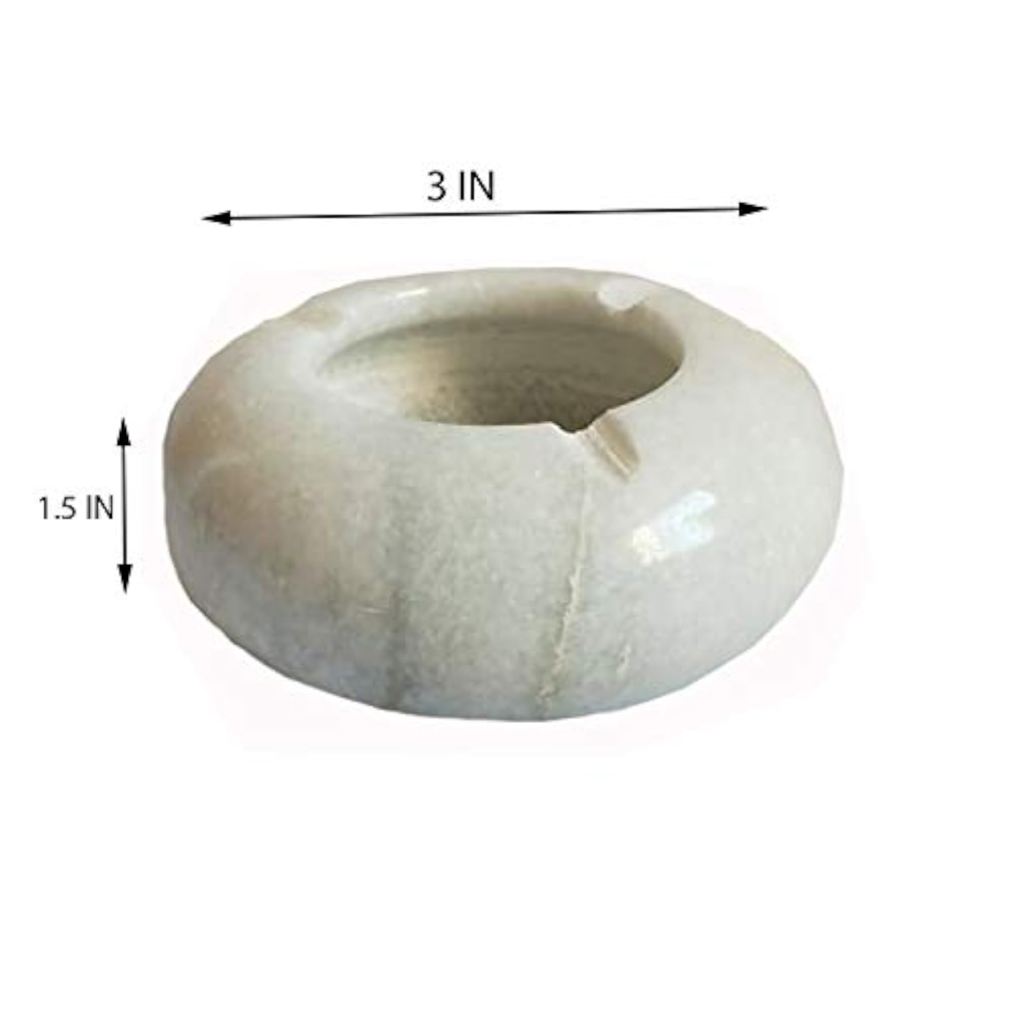 Marble Round Multipurpose Holder/Tray, Elegant Design