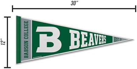 Rico Industries NCAA Babson Beavers 12" x 30" Felt Wall Décor Pennant - Great for Home/Bed Room/Man Cave Décor - Image 4