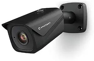 Amcrest UltraHD 4K (8MP) Outdoor Bullet POE IP Camera, 3840x2160, 131ft NightVision, 2.8mm Lens, IP67 Weatherproof, MicroSD Recording, Black (IP8M-2496EB) (Renewed) asin的图片