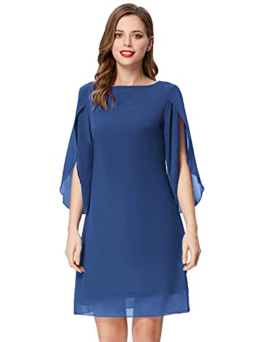 Women's Elegant Chiffon Evening Dress by GRACE KARIN - Loose Fit