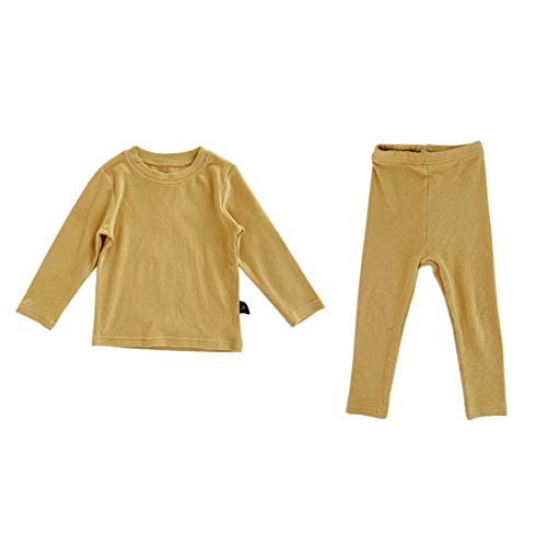 12M-7T Kids Unisex Girls & Boys Thermal Underwear Toddler Snug-Fit Pajamas Set Winter