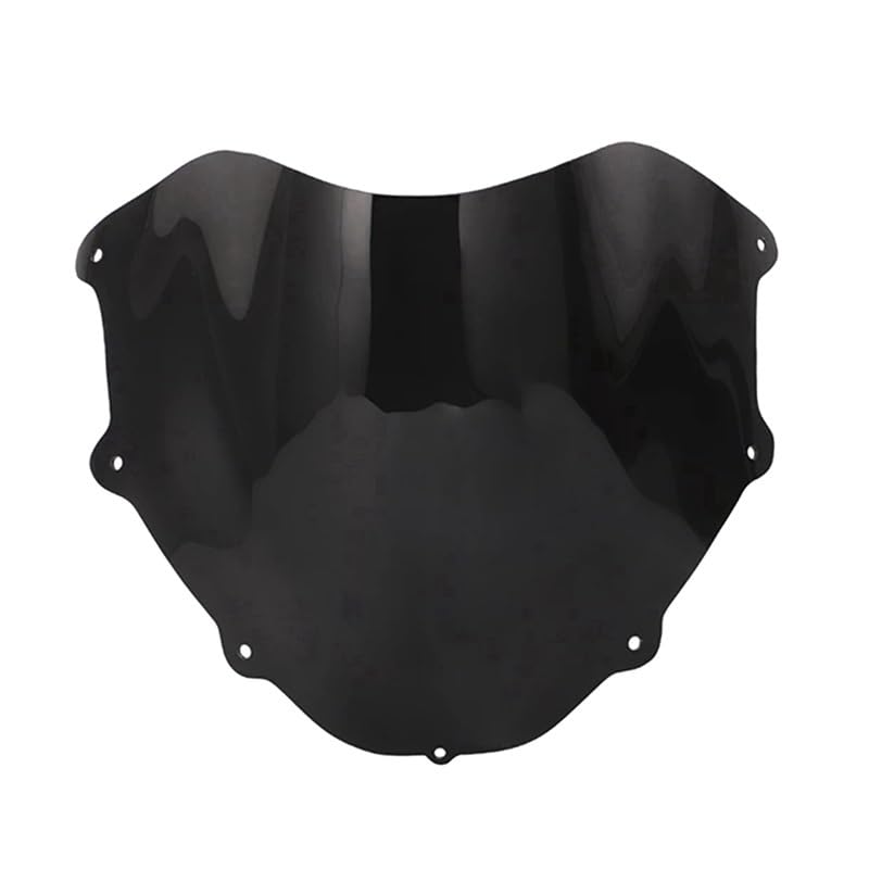 Visière en verre de moto anti-turbulence, extension pare-brise avant haute protection
