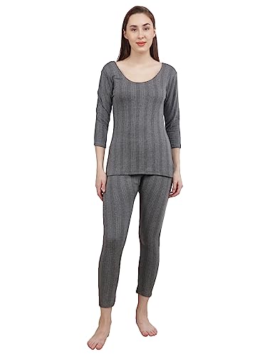 Image of Women's Slip Thermal Top and Lower Set