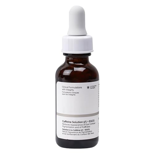 The Original Ordinary Siero occhi con soluzione alla caffeina (5%) + EGCG, riduce le occhiaie e la stanchezza, 30 ml