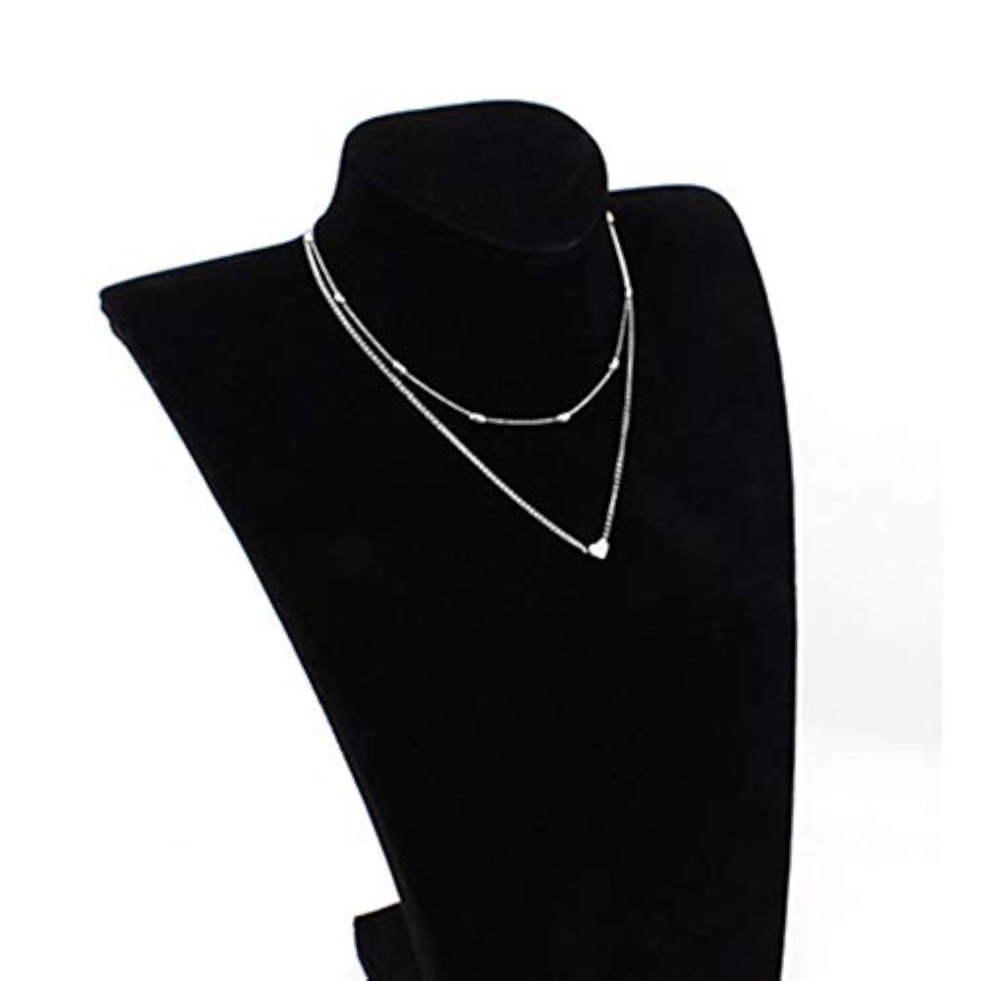 Layered Silver Plated Necklace