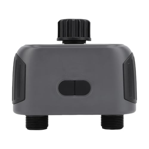 Irrigation Timer Watering Sprinkler Timer, 2 Outlets Smart Water Valve Controller with Function, for Drip and Sprinkler Irrigation