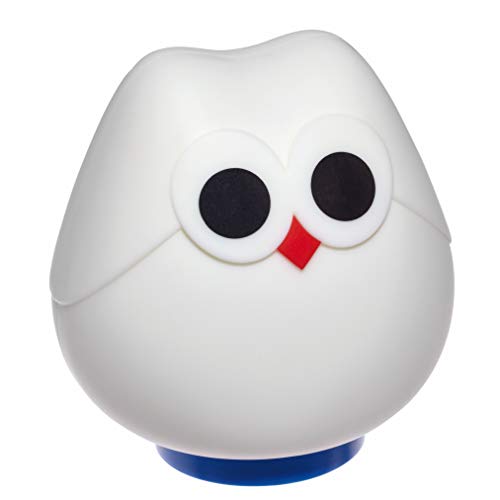 TFA Dostmann LED Nachtlicht SCHUHU, 43.2035.02, Schlummerlicht, Nachtlampe, mit USB-Kabel, für Kinder und Babys len Motiv, (L) 80 x (B) 69 x (H) 83 mm, Weiß