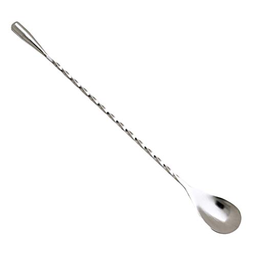 Colher de coquetel delicada Cabilock 3 peças de aço inoxidável para misturar coquetéis, barra em esp