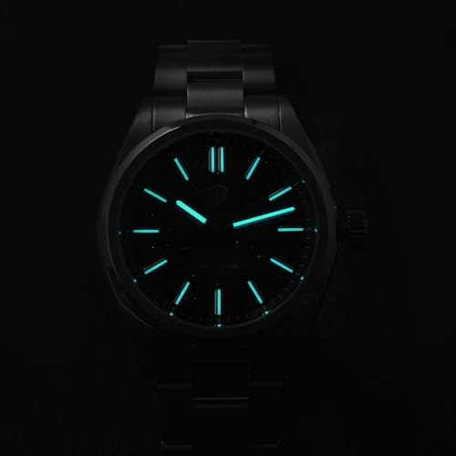 Image of watchdives WD0003 Original Design Aventurine Men Watch VH31 Sweep Second Quartz Watch 36mm Sapphire Crystal Luxury Wristwatch 100m Waterproof Stainless Steel