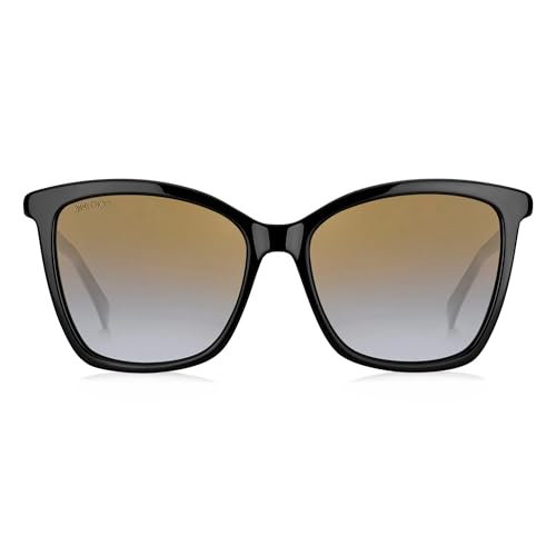JIMMY CHOO Square Ali Sunglasses 807FQ Black 56mm2