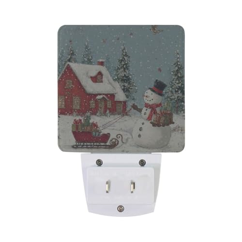 Lámpara de Noche LED Aslsiy Sensor Crepúsculo 2 Pzas miniatura 2