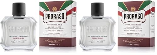 PRORASO Red After Shave Balm (Paquete de 2)
