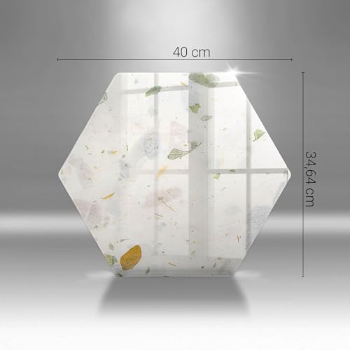 Planche à découper 40cm Wallfluent cuisson résistance hectagonale multifonction - 7