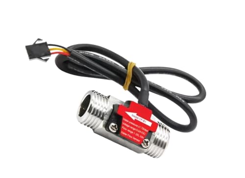 Débitmètre d'eau 1/2 pouce acier inoxydable capteur effet Hall NPN turbine 24V CC