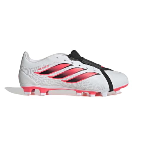 adidas Unisex Predator Club Fold-Over Tongue Firm Ground/Multi Ground Football Boots Shoes, FTWR White/Solar Turbo/core Black, 46 EU – Ansicht 2