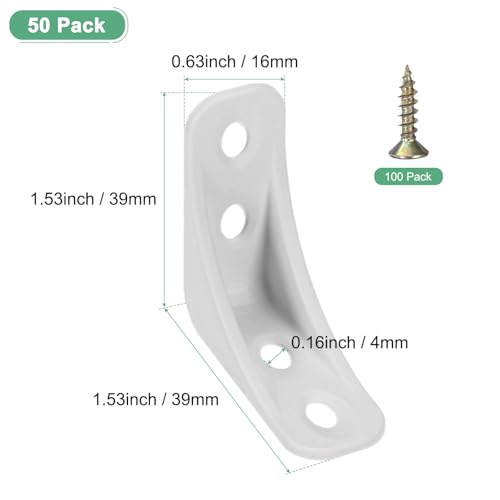 Équerres d'angle en plastique pour stabiliser vos étagères - 4