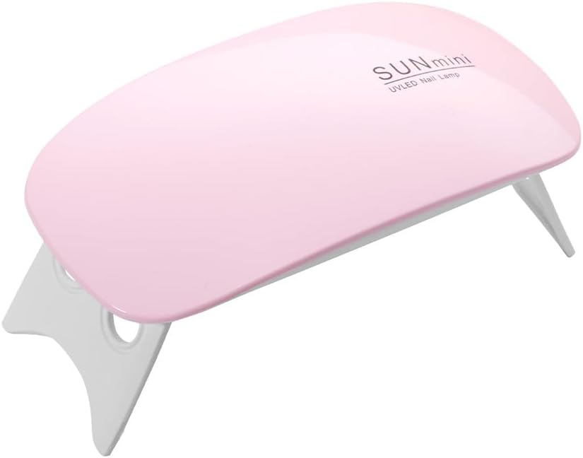 Miniatura 2 de Mini luz LED UV portátil para uñas, alimentado por USB, con soporte plegable para curar manicura de gel, para uso doméstico y salón de uñas