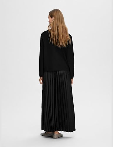 Slfessential Ls Boxy Tee Noos Selected Femme en coton - 4