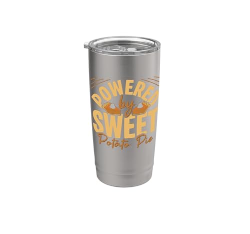 Powered By Sweet Potato Pie Stainless Steel Insulated Tumbler
