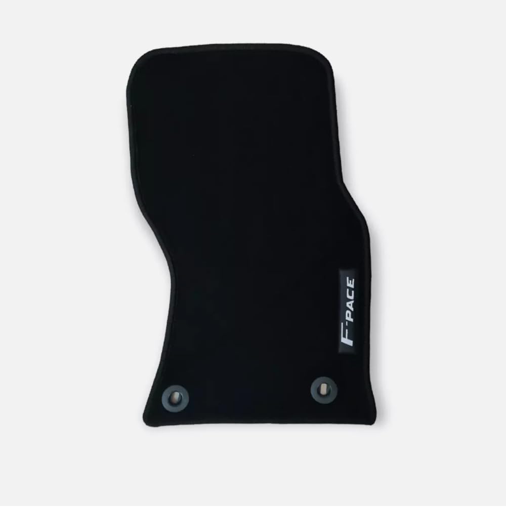 Custom Fit Floor Mats for Jaguar F-PACE 2016-2025, Black Carpet, 4-Piece Set (for-FPace-2016-2020)