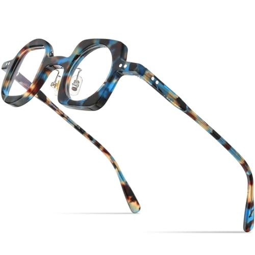 Lunettes en acétate style urbain monture femmes carré droit élégante