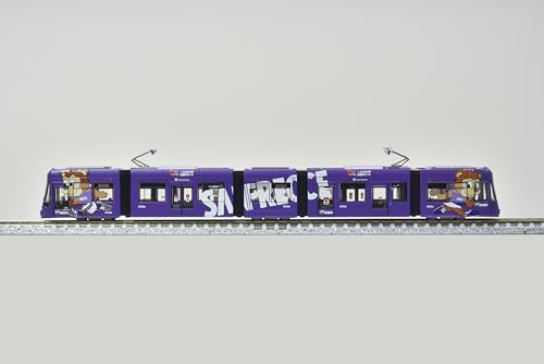 TomyTEC Tram System Type 5100 No. 5108 Sanfrecce, Multicoloured, Small - Image 3